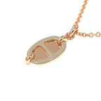 Hermes Necklace Mini Maillon PM Brown Marron Glace R Chaine D'ancre — view 5