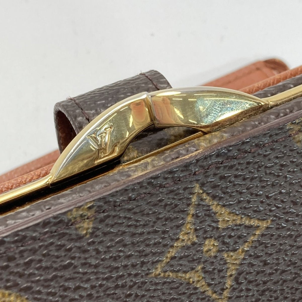 Louis Vuitton Monogram Porte Monnaie Viet Viennois Clasp Bifold Wallet — view 3