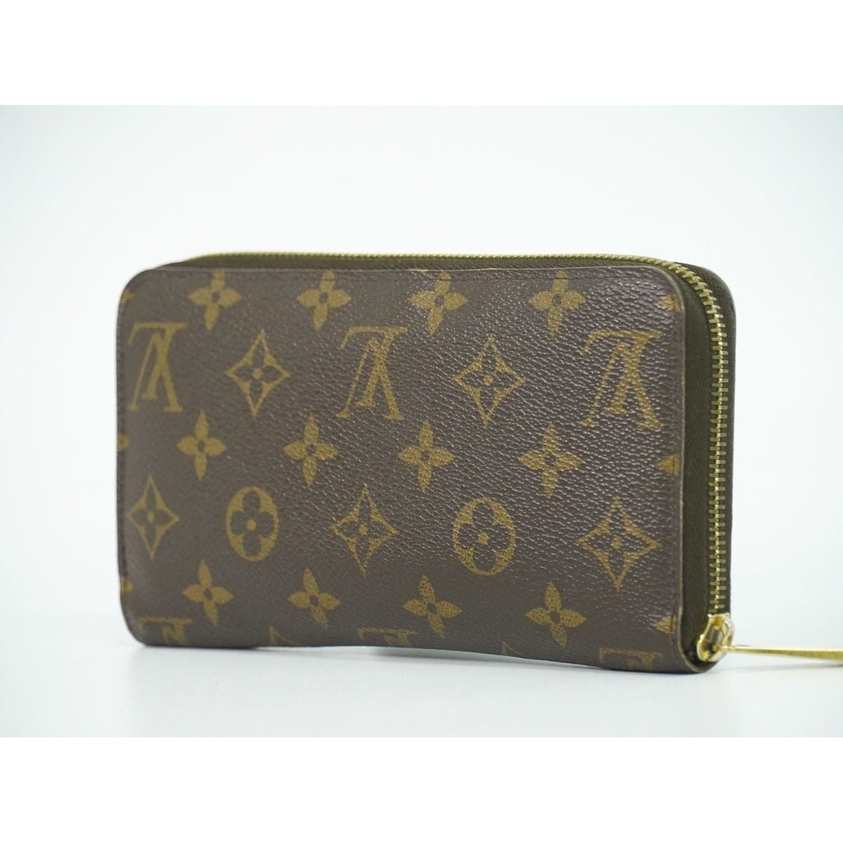 Louis Vuitton LV Zippy Wallet Monogram Zip Around Brown — view 2