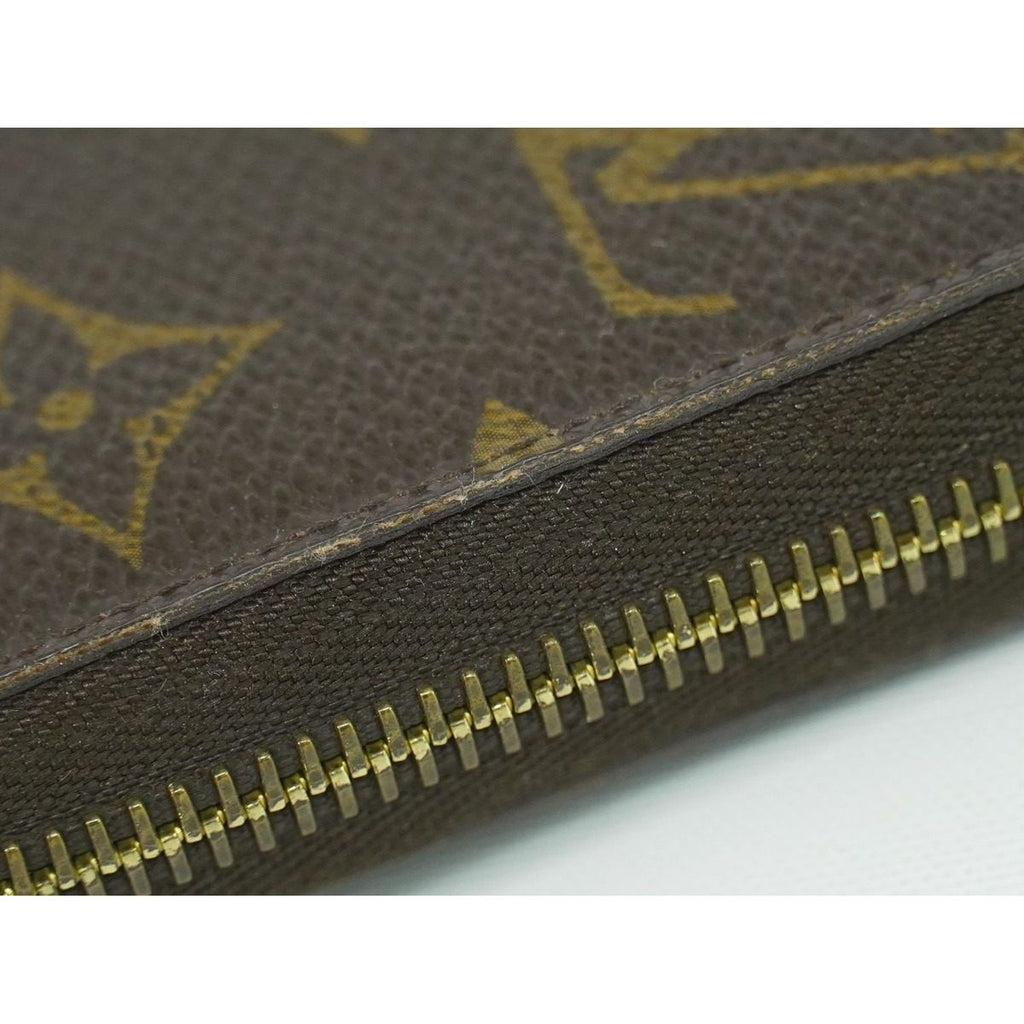 Louis Vuitton LV Zippy Wallet Monogram Zip Around Brown — view 7
