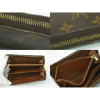Louis Vuitton LV Zippy Wallet Monogram Zip Around Brown — view 8