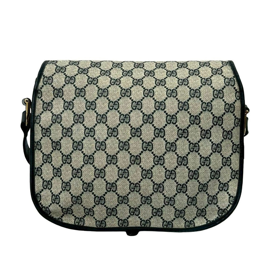 Gucci Vintage Sherry Shoulder Bag Navy X Red — view 3