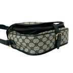 Gucci Vintage Sherry Shoulder Bag Navy X Red — view 7