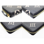 Louis Vuitton Zippy Wallet Bicolor Monogram Empreinte Leather Round Zip — view 4
