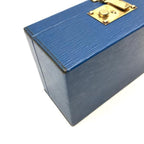 Louis Vuitton Epi Boite Atu Mini Trunk Blue Handbag — view 5