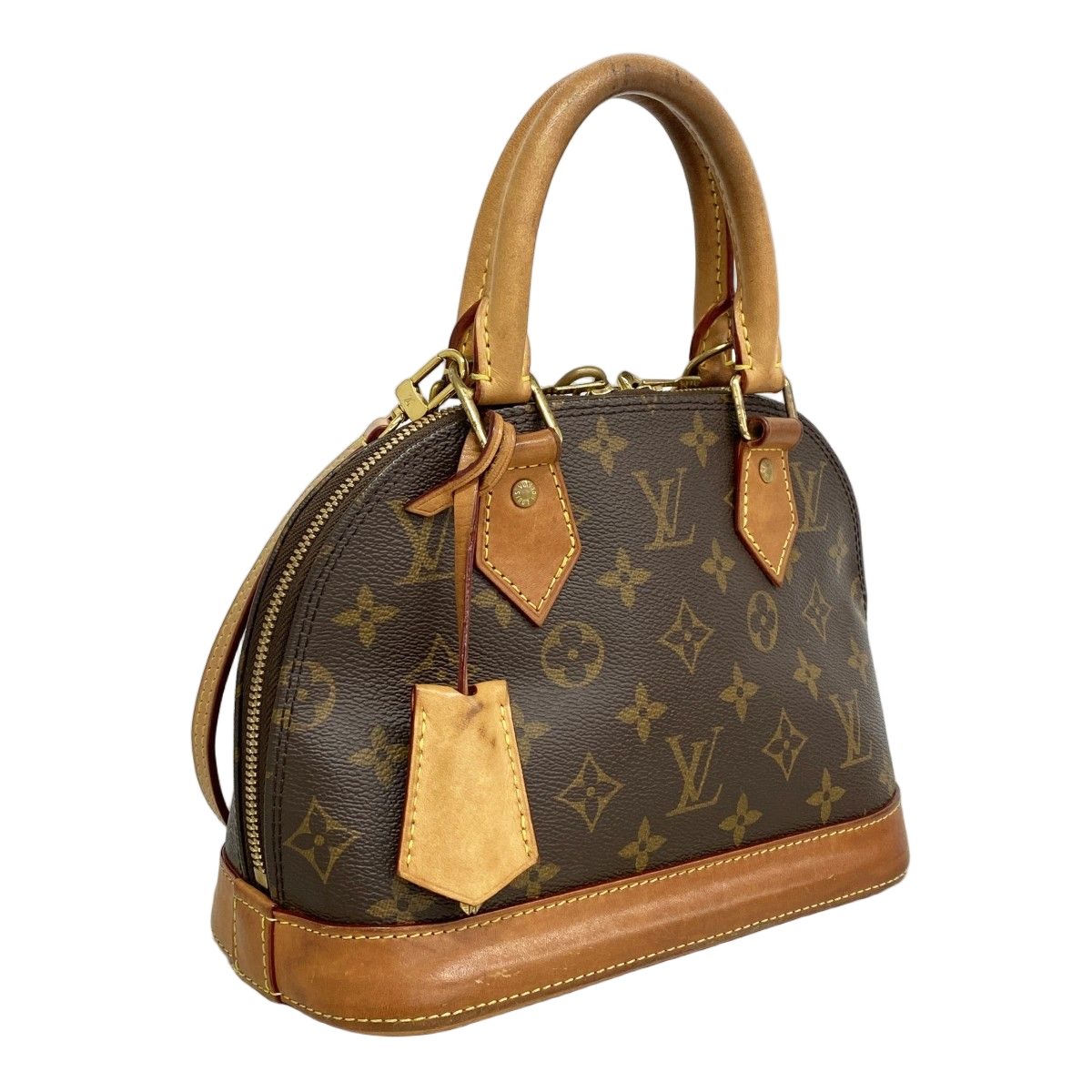 Louis Vuitton Handbag Monogram Alma BB Brown 2-Way — view 2