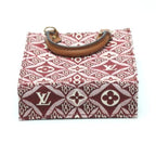 Louis Vuitton Jacquard Leather Petite Sac Plat Monogram Shoulder Bag — view 4