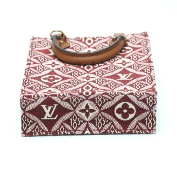 Louis Vuitton Jacquard Leather Petite Sac Plat Monogram Shoulder Bag — view 4