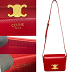 Celine Teen Triomphe Logo Hardware Leather — view 4