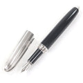 Louis Vuitton Doc Lacquer Nib 18k Cap Fountain Pen Black Silver