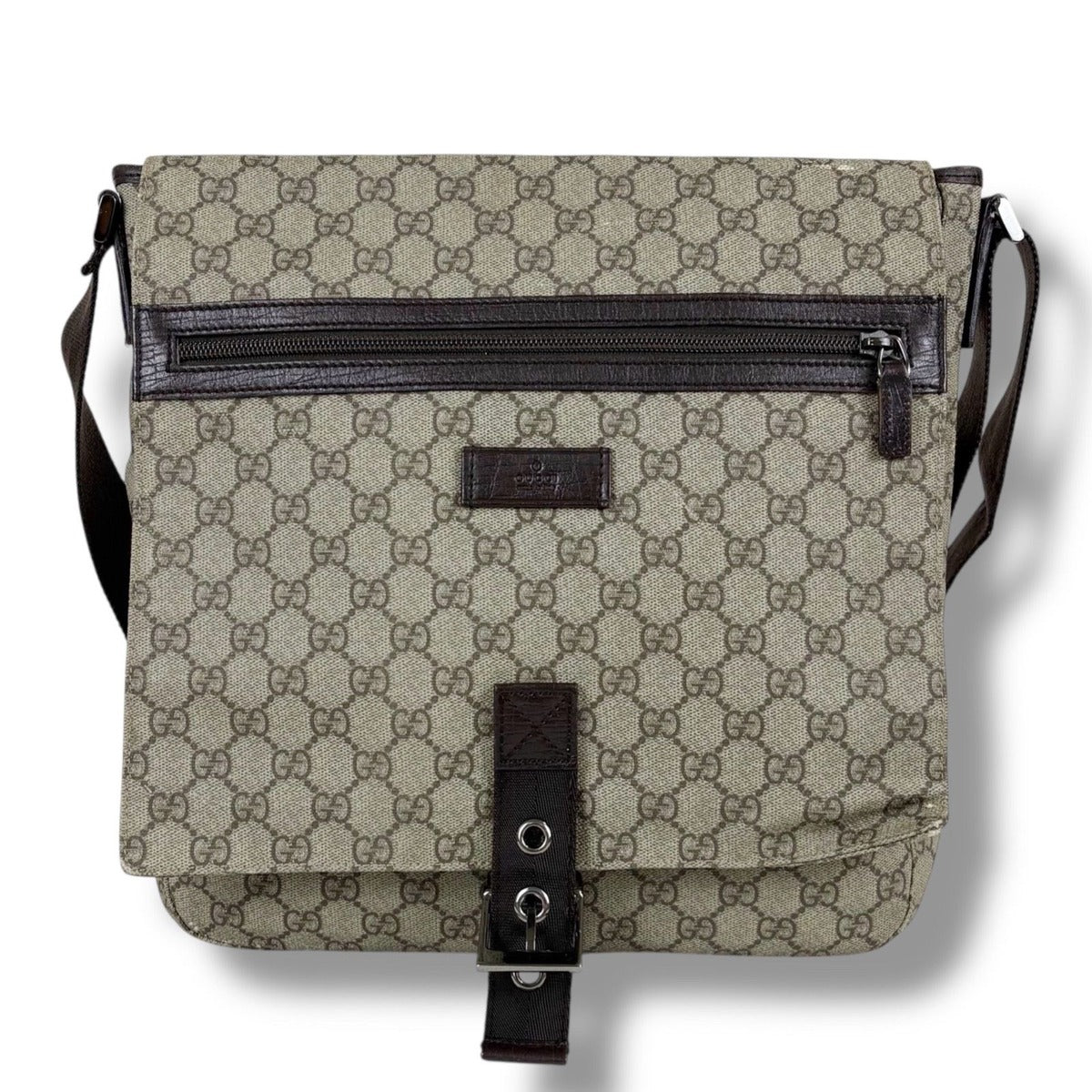 Gucci GG Supreme Cross Brown Leather — view 4