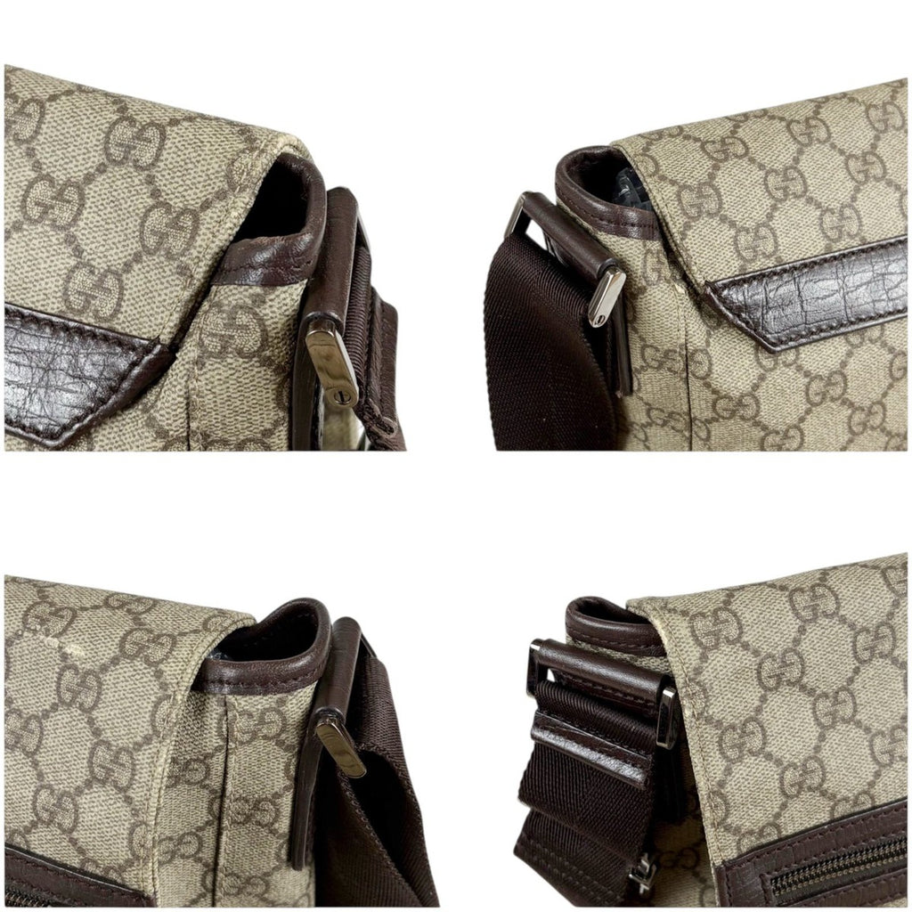 Gucci GG Supreme Cross Brown Leather — view 8