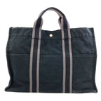Hermes Sac Fourre Tout MM Silver Handbag Canvas