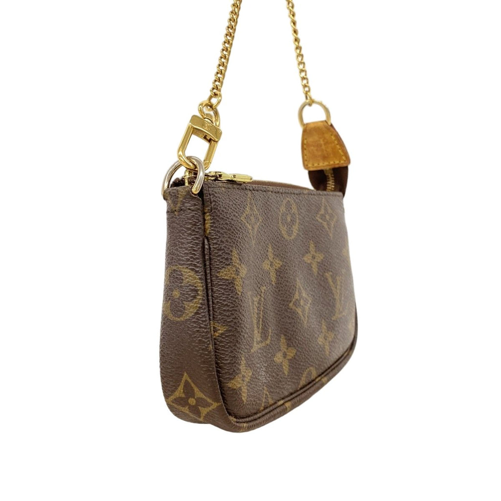 Louis Vuitton Pouch Monogram Mini Pochette Brown — view 2