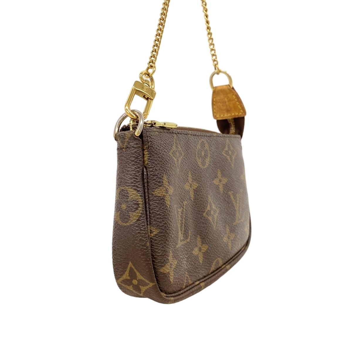 Louis Vuitton Pouch Monogram Mini Pochette Brown — view 2
