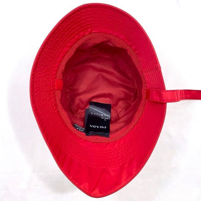Prada Hat Red 2 Hc280 Cleaned — view 6
