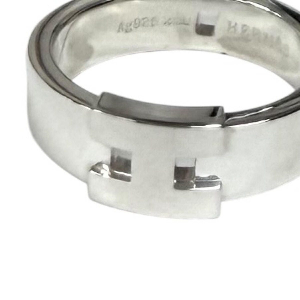 Hermes Vintage Cles Ring Silver 51 Weight