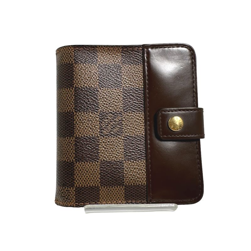Louis Vuitton Damier Wallet With Zipped Pocket For Cards Compact — view 2