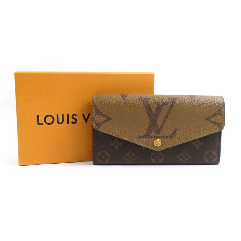 Louis Vuitton Long Wallet Monogram Reverse Portefeuille Sarah — view 8