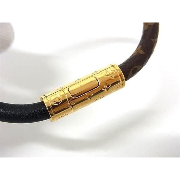 Louis Vuitton Bracelet Daily Confidential M6431 F Black Brown Leather — view 2