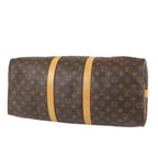 Louis Vuitton Keepall Bandouliere 50 2-Way Shoulder Bag Brown Monogram Canvas — view 3