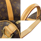 Louis Vuitton Keepall Bandouliere 50 2-Way Shoulder Bag Brown Monogram Canvas — view 8