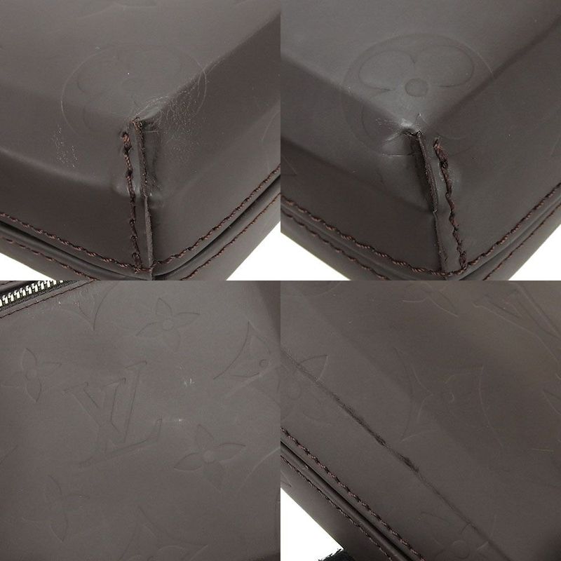 Louis Vuitton Pochette Shoulder Lei Monogram Glacee Cafe Brown Leather — view 4