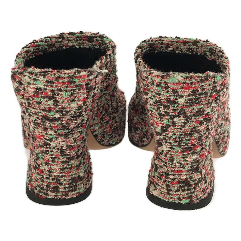 Bottega Veneta Boo Cles Wedge Mule Sandals 37 Multicolor — view 3