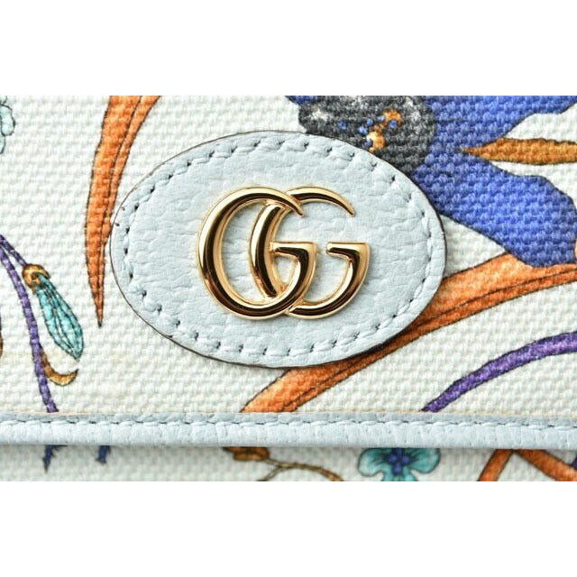 Gucci Document Case Small Bag Clutch Folded Wallet Flora Limited — view 2