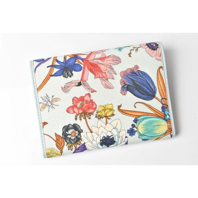 Gucci Document Case Small Bag Clutch Folded Wallet Flora Limited — view 3