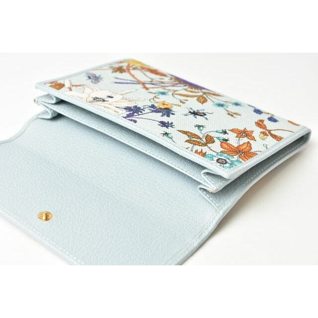 Gucci Document Case Small Bag Clutch Folded Wallet Flora Limited — view 7
