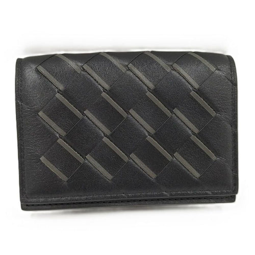 Bottega Veneta Card Case Leather Black — view 2
