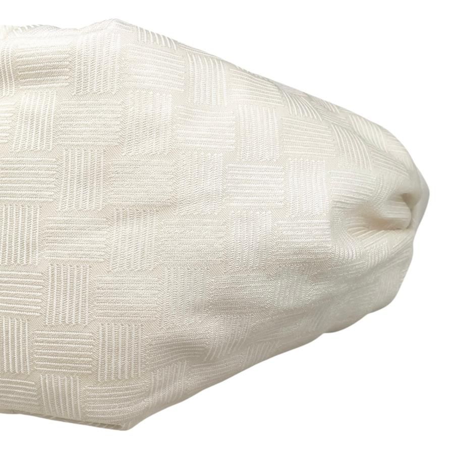 Bottega Veneta Handbag Double Knot Ivory White Silver Hardware — view 7