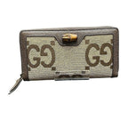 Gucci GG Campus Bamboo Zip Around Wallet