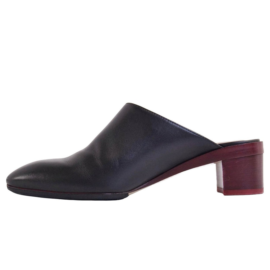 Hermes Sandals Sabot Mule Heels Leather — view 6