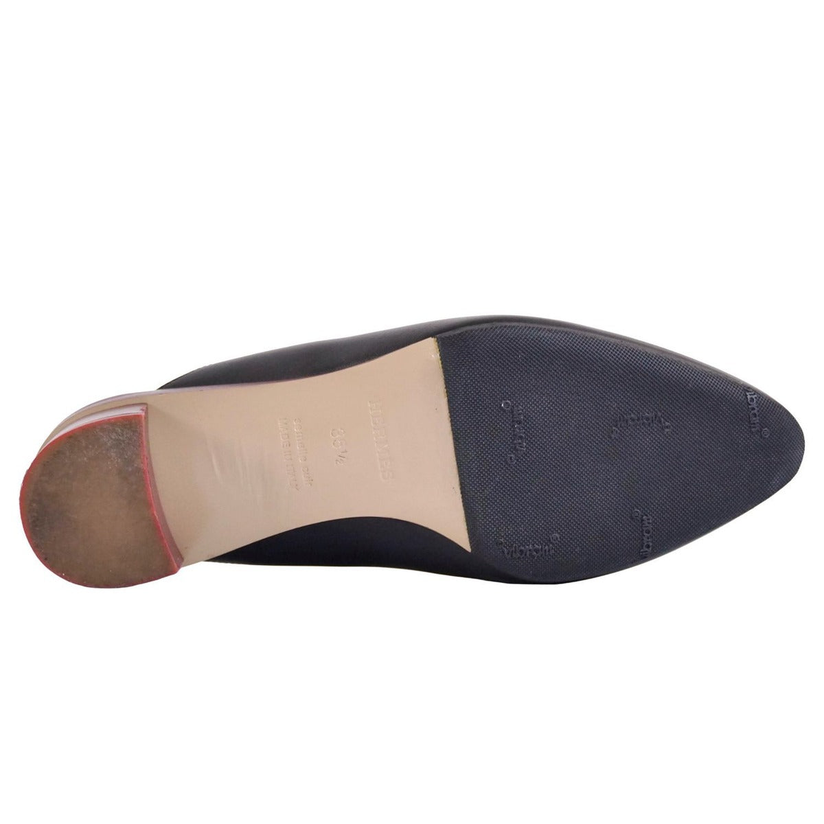 Hermes Sandals Sabot Mule Heels Leather — view 8