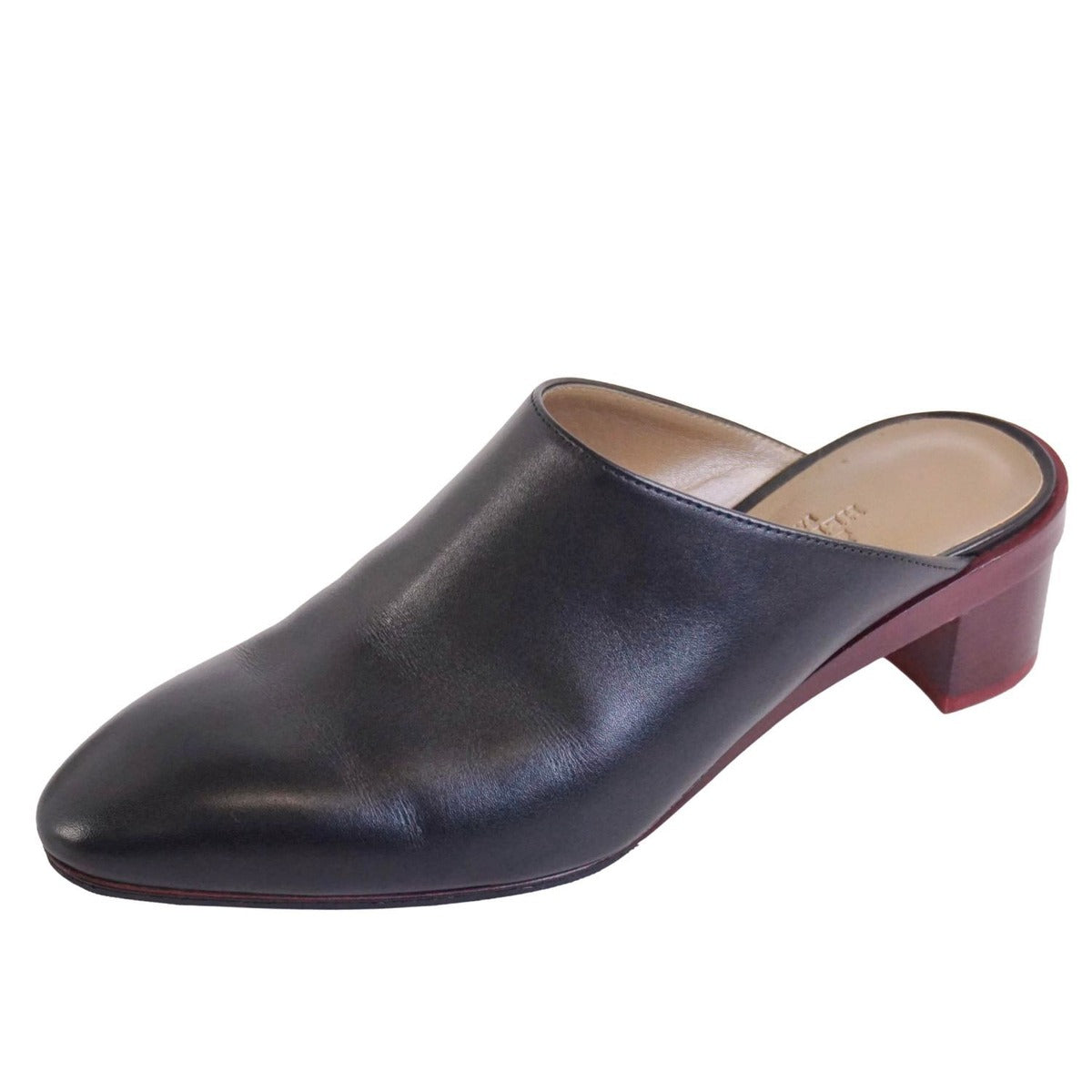 Hermes Sandals Sabot Mule Heels Leather