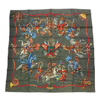 Hermes Scarf Carre 90 Silk les Fetes du Roi Soleil Celebration of the Yang King