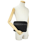 Bottega Veneta Clutch Bag Light Webbing Black — view 6