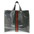 Gucci Comme Des Garcons Sherry Line Vinyl Tote Black