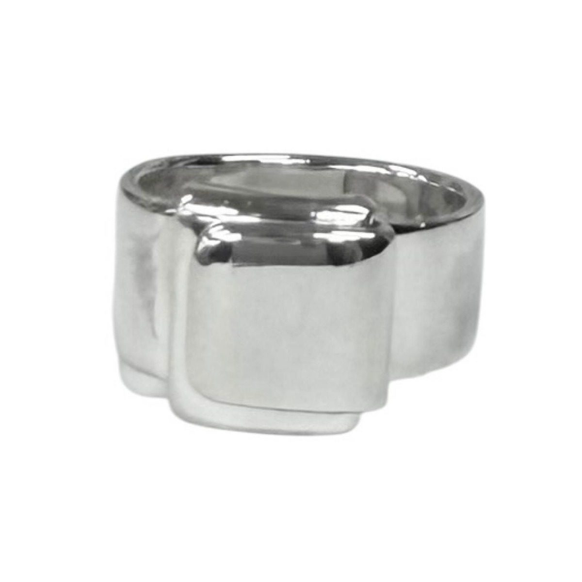 Hermes Vintage 925 Folding Ring Silver 48 Weight