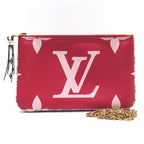 Louis Vuitton Monogram Giant Pochette Double Zip Shoulder Bag Price Negotiation