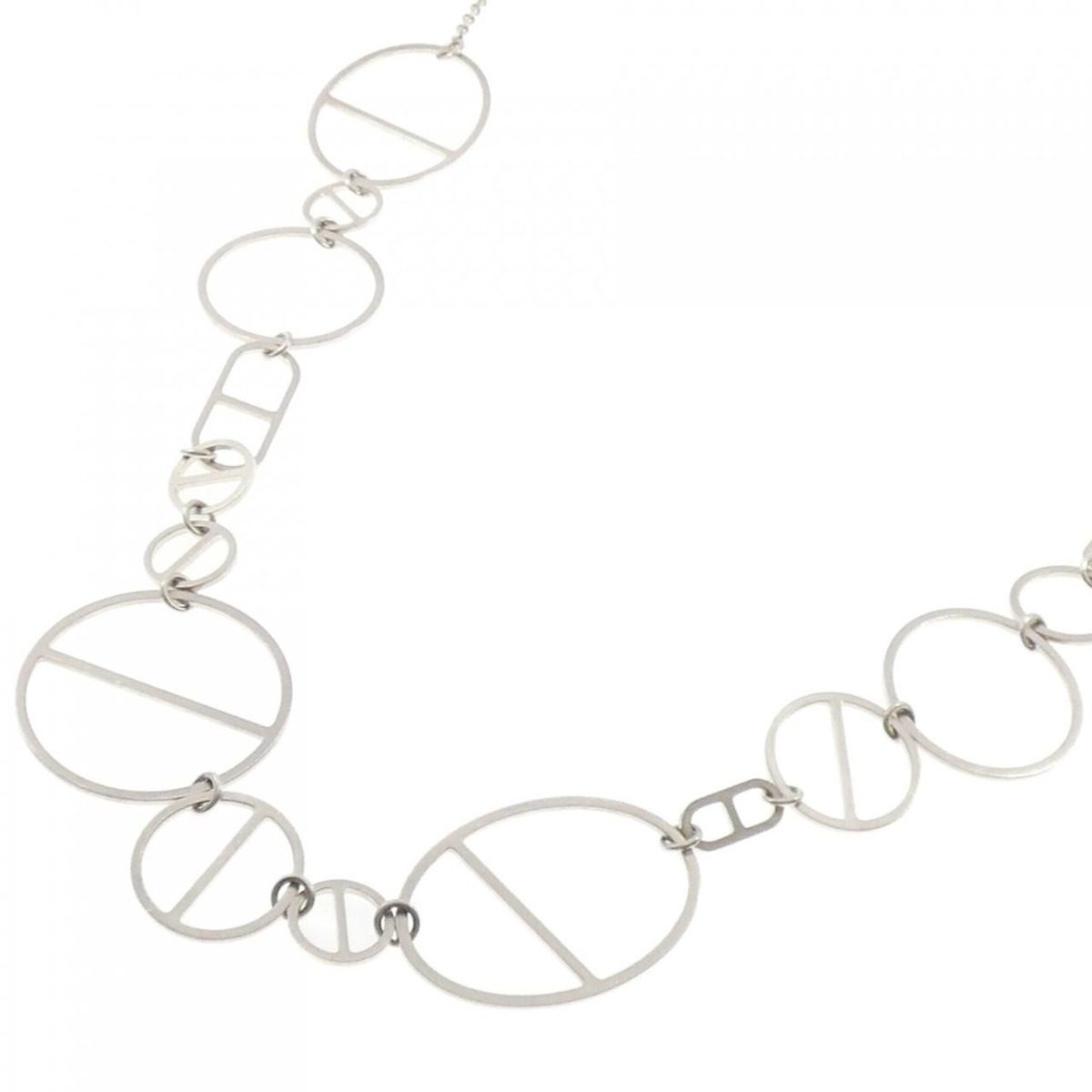 Hermes Vintage Necklace Silver — view 2