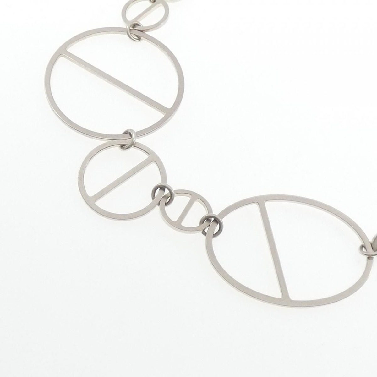 Hermes Vintage Necklace Silver — view 3