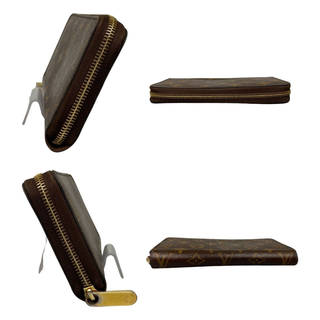 Louis Vuitton Long Wallet Monogram Zippy Brown — view 3