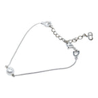Dior Pearl Silver Faux Metal