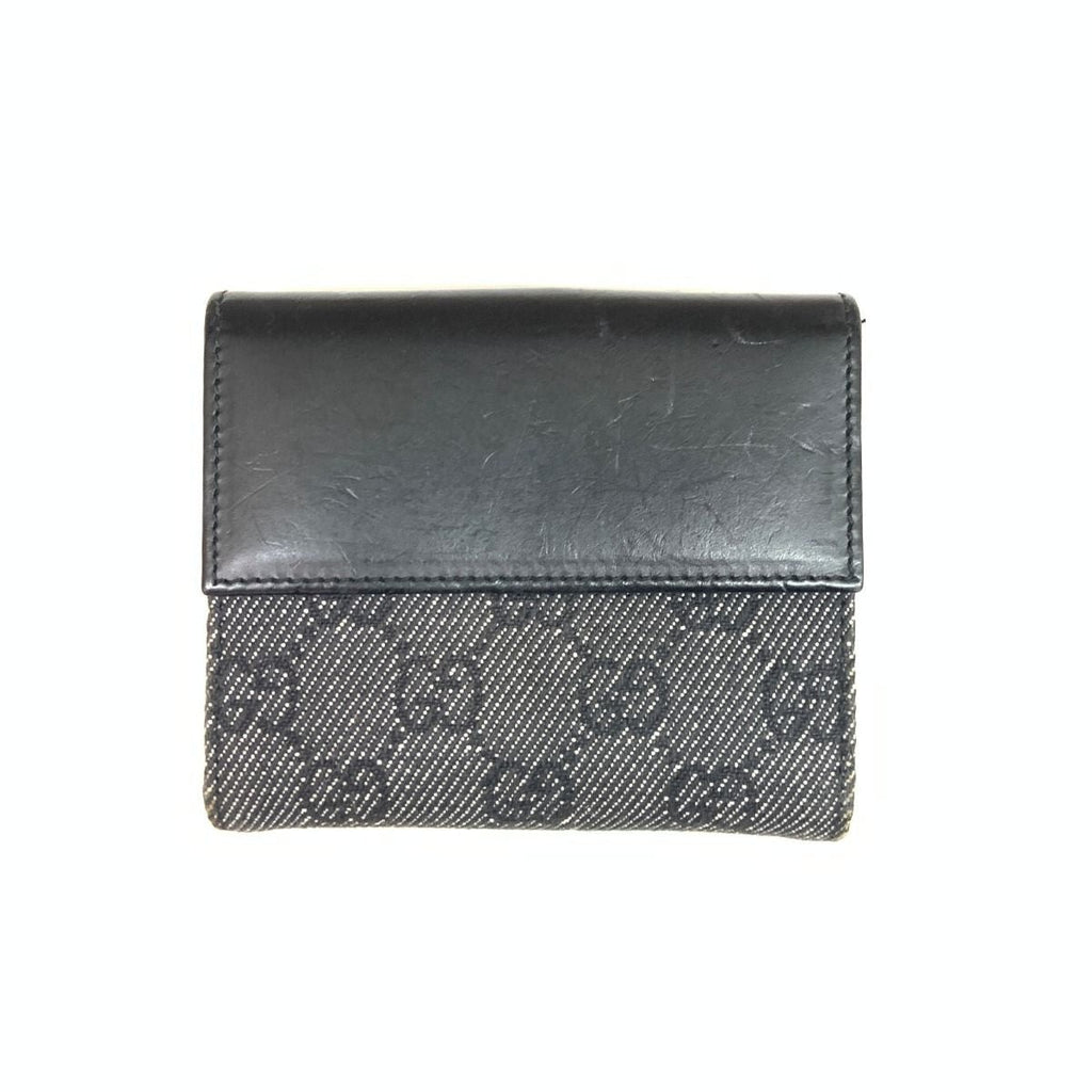 Gucci GG Canvas Jackie Bifold Wallet 05470-2126 Black