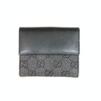 Gucci GG Canvas Jackie Bifold Wallet 05470-2126 Black