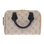 Louis Vuitton Speedy Bandouliere 20 2-Way Bag Monogram Dune White Beige