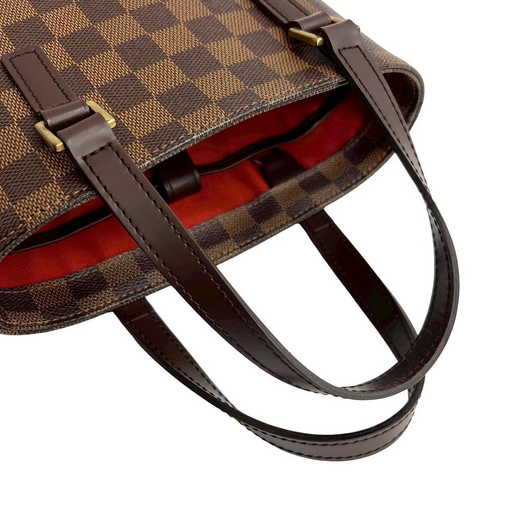 Louis Vuitton Vintage Vavin PM Damier Leather Handbag Mini Tote Brown — view 4